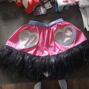 NEW KissmeKillme Spacey Hearts Skirt